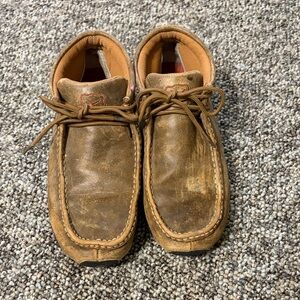 Twisted X Tan Leather Chukka Boots